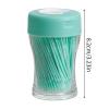 200pcs Double-Head Toothpick,Disposable Plastic Multicolor Dental Pick Braces Cleaner Brush Oral Care Toothpicks view 3