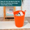 M1SS Combo of 3 Sizes 26L, 40L, 75L Orange Flexi Tub Robust Versatile Multipurpose Large Flexi Tub Garden Home Flexible Plastic Storage Container Bucket Flex Tub- MADE IN UK view 3