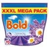 Bold PODS Washing Liquid Laundry Detergent Capsules 70 Washes, Lavender & Camomile, Outdoor Freshness That Lasts And Lasts, With Built-In Lenor Softener