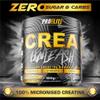 Micronised Creatine Powder 300g Vegan 100% Pure Creatine Monohydrate 5g Per Serving for Strength Performance Muscle Power and Workout Recovery Unflavoured Workout Supplement by PROELITE view 4