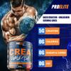 Creatine Monohydrate Powder 300g Micronised Flavoured & Vegan Creatine Powder for Post & Pre Workout Creatine Supplements by PROELITE (300g, Pina Colada) view 4