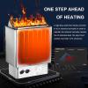 Electric Sauna Heating Stove,Wet and Dry Bath Sauna Box,Sauna Room Equipment,Stainless Steel Sauna Heating Stove with Internal Controller,withTemperature Time Adjustment Button,for Home Hotel(6KW) view 2