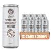 Bonsoy Sparkling Coconut Water 12 x 250ml Cans | Naturally Sweet & Pure Sparkling Coconut Water Drink | No Added Sugar | Vegan, Gluten-Free, Low-Calorie Hydrating Fizzy Drink view 1