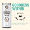 Bonsoy Sparkling Coconut Water 12 x 250ml Cans | Naturally Sweet & Pure Sparkling Coconut Water Drink | No Added Sugar | Vegan, Gluten-Free, Low-Calorie Hydrating Fizzy Drink view 3