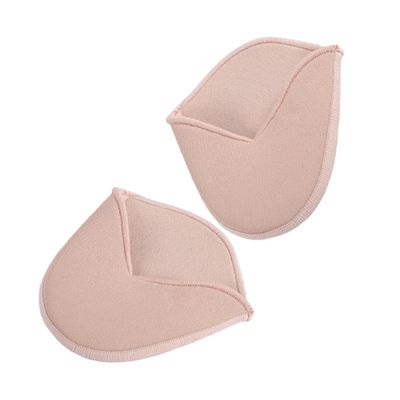 FONDOTIN Ballet Pouches for Pointe Shoes Breathable Forefoot Wraps for Dancers Reusable Skin Tone Design
