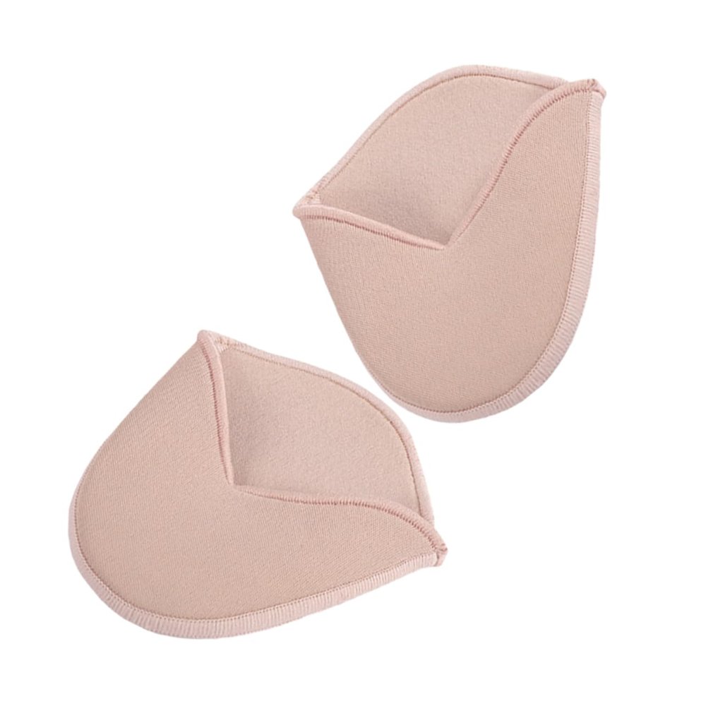 FONDOTIN Ballet Pouches for Pointe Shoes Breathable Forefoot Wraps for Dancers Reusable Skin Tone Design