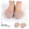 FONDOTIN Ballet Pouches for Pointe Shoes Breathable Forefoot Wraps for Dancers Reusable Skin Tone Design view 3
