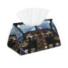 Airplane Cockpit Printed Leather Tissue Box Cover Long Cute Tissue Box Holder Decorative Organizer for Bathroom Bedroom Office Car view 1