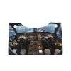 Airplane Cockpit Printed Leather Tissue Box Cover Long Cute Tissue Box Holder Decorative Organizer for Bathroom Bedroom Office Car view 2