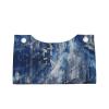 Abstract Blue Printed Leather Tissue Box Cover Long Cute Tissue Box Holder Decorative Organizer for Bathroom Bedroom Office Car view 2