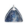Abstract Blue Printed Leather Tissue Box Cover Long Cute Tissue Box Holder Decorative Organizer for Bathroom Bedroom Office Car view 3