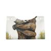 Bears Printed Leather Tissue Box Cover Long Cute Tissue Box Holder Decorative Organizer for Bathroom Bedroom Office Car view 2