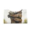 Bears Printed Leather Tissue Box Cover Long Cute Tissue Box Holder Decorative Organizer for Bathroom Bedroom Office Car view 4