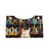 Art Guitar Pattern Printed Leather Tissue Box Cover Long Cute Tissue Box Holder Decorative Organizer for Bathroom Bedroom Office Car view 2