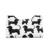 Black Dogs Dachshund Dog Printed Leather Tissue Box Cover Long Cute Tissue Box Holder Decorative Organizer for Bathroom Bedroom Office Car view 2