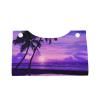 Palm Tree Beach Sunset Printed Leather Tissue Box Cover Long Cute Tissue Box Holder Decorative Organizer for Bathroom Bedroom Office Car view 4