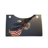 3D Bald Eagle Flying with Flag Printed Leather Tissue Box Cover Long Cute Tissue Box Holder Decorative Organizer for Bathroom Bedroom Office Car view 4