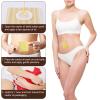 30pcs Castor Oil Pack Wrap for Belly Button, 2.36x2.36in Disposable Self-Adhesive Wrap Pack Pads Stripe Highly Absorbent Organic Cotton Castor Compress Patches No Wash (Oil Not Included) view 4