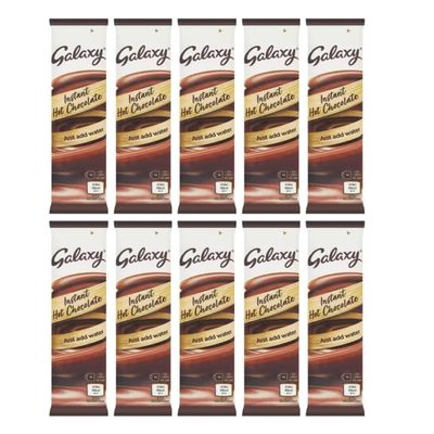 Galaxy Instant Hot Chocolate Sachet Sticks 10 x 25g By Shop4Choice