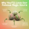 Barnetts - Mega Sour Candy Watermelon 200g - Trendy Sweet Bags - Traditionally Handmade Sweets - Sour Coating Lasts 20 Seconds - Candies for Party Bag, Gift Hamper, or Hamper Box view 3