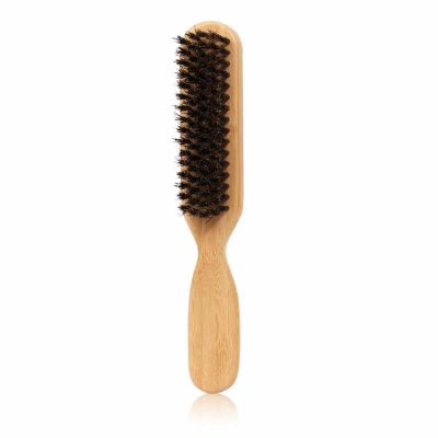 Beard Comb - Facial Brush With Eco-Friendly Design | Beard Brush With Effortless Beard Grooming | Boar Bristle Hair Brush For Grooming While Ensuring Long-lasting Durability