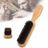 Beard Comb - Facial Brush With Eco-Friendly Design | Beard Brush With Effortless Beard Grooming | Boar Bristle Hair Brush For Grooming While Ensuring Long-lasting Durability view 3