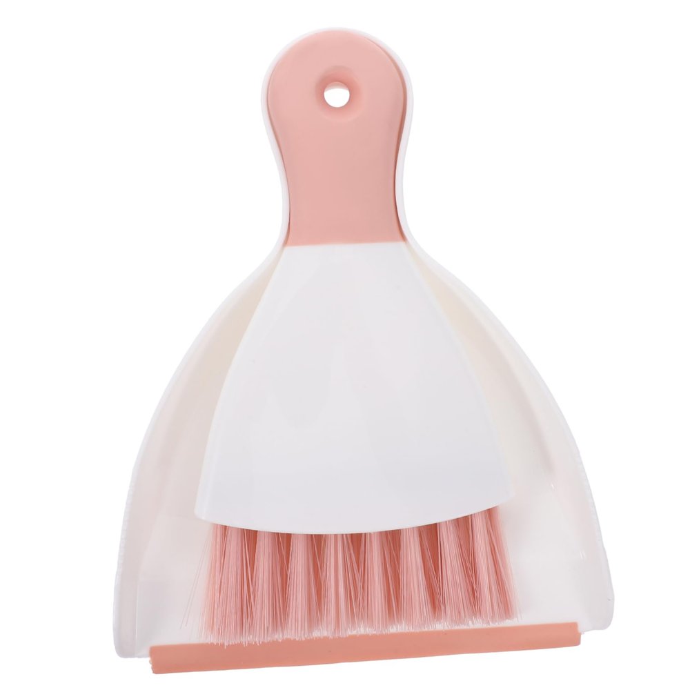 Ipetboom Desktop Broom Set Cleaning Tools for Pet Cage Dust Pan Brushes Set for Indoor Small Animal Habitats Random Color