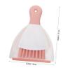 Ipetboom Desktop Broom Set Cleaning Tools for Pet Cage Dust Pan Brushes Set for Indoor Small Animal Habitats Random Color view 3