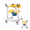 IUBGFTO Patient Lift Wheelchair,Transfer Chair Patient Lift for Home,Portable Transport Chair with Potty and Cushion,Patient Transfer Lift with 180 Split Seat view 1