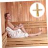 ABOOFAN Sauna Sand Timer 15 Minutes Wall-mounted Wooden Hourglass Timer for Bathroom and Sauna Room Use Yellow Sand view 3