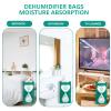 Crystals 18-Pack Hanging Wardrobe Dehumidifier Bags 250g Moisture Absorber with Leak-Proof Design & Hooks, Damp Traps for Closet, Wardrobe, Car, Office Effective Condensation and Odour Control view 2