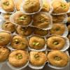 Lily's Indian Vegetarian Cuisine Present Traditional Balushahi with Pistachio nuts in multipieces (6 piece) view 1