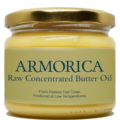 ARMORICA Concentrated Butter Oil | Made from Grass-Fed Cow's Milk | Source of Fat Soluble Vitamins | Rich in Healthy Fats - (230g)