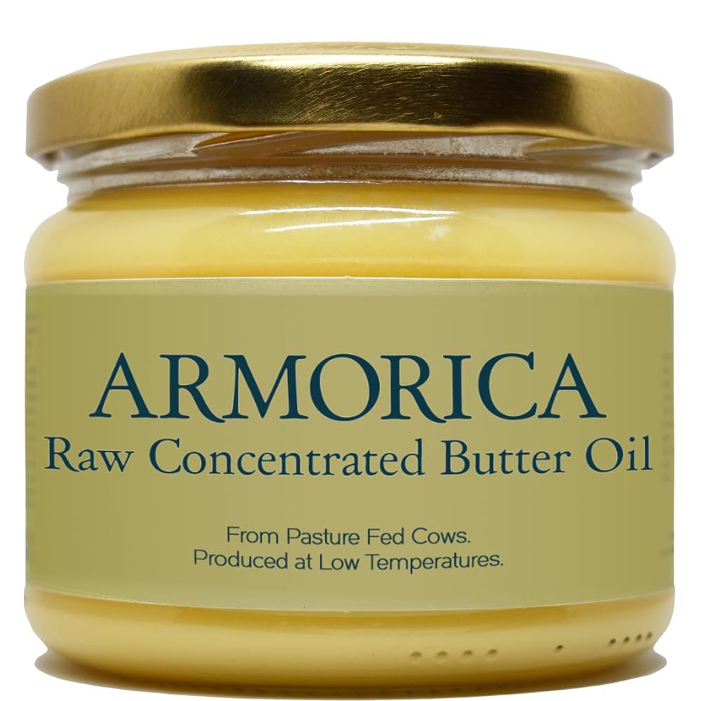ARMORICA Concentrated Butter Oil | Made from Grass-Fed Cow's Milk | Source of Fat Soluble Vitamins | Rich in Healthy Fats - (230g)