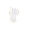 Healeved 2pcs Finger Toothbrush Oral Massager Boy Girl Teething Brush for Teeth Cleaning for Oral Care Routine view 2
