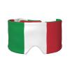 Italian Flag Unisex Side Sleeping Headband, Sleeping Eye Mask and Ear Muffs, (26.8 * 4.3 inches), Indoor and Outdoor Travel Yoga Adjustable Comfort Eye and Ear Muffs, view 1