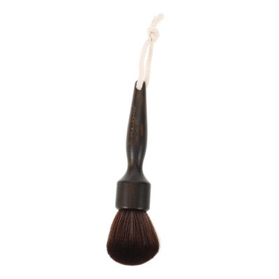 Portable Beard Brush Coffee Wood Fibre Styling Brush