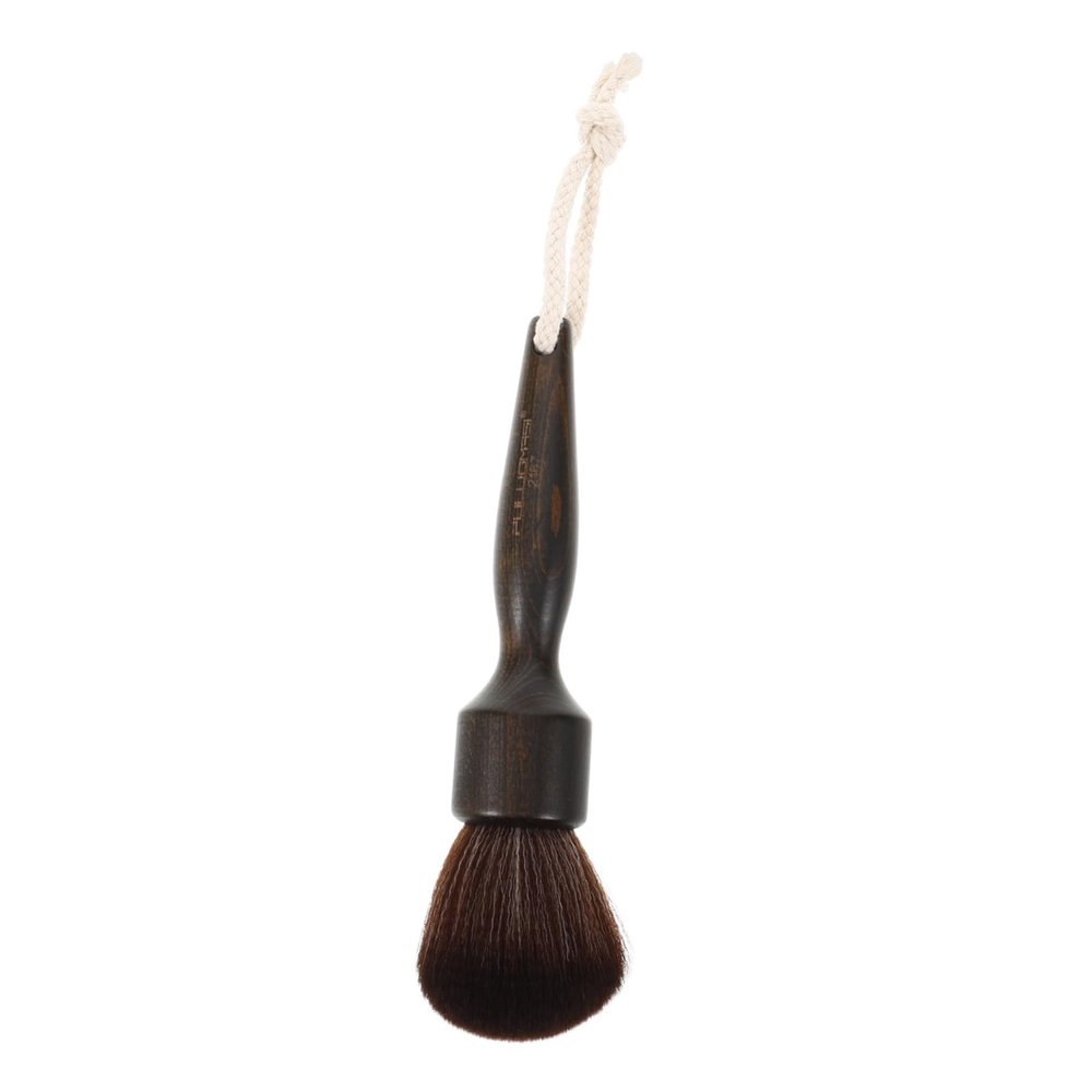 Portable Beard Brush Coffee Wood Fibre Styling Brush