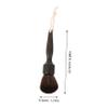 Portable Beard Brush Coffee Wood Fibre Styling Brush view 2