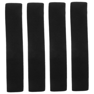 HOLIDYOYO 4pcs Black Nylon Elastic Bento Box Bands Tie Down Straps Reusable Lunch Box Cinch Bands and Luggage for Outdoors and Picnic Use