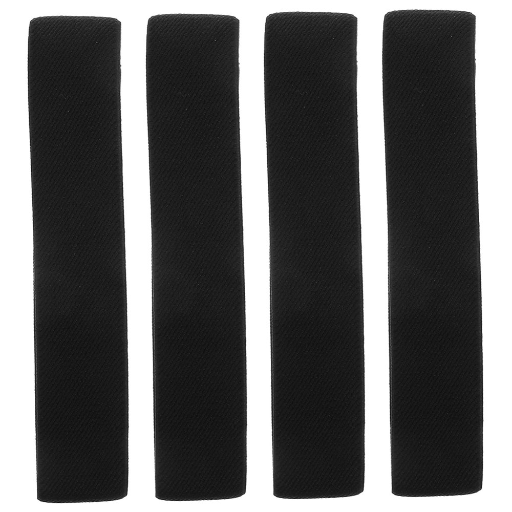 HOLIDYOYO 4pcs Black Nylon Elastic Bento Box Bands Tie Down Straps Reusable Lunch Box Cinch Bands and Luggage for Outdoors and Picnic Use