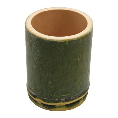 Pleayietoopiatiey Bamboo Tube Cup Unique Bubble Tea Cup Janpanese Teacup for Housewarming Gift