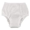 Washable Absorbency Incontinence Aid Cotton Underwear Briefs for Women M White view 2