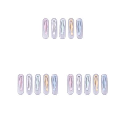 3 Set Contacts Lenses Tweezer Portable Professional Bedroom Bathroom Replacement Inserter Remover with Storage Box Color Random