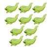 10 Pieces Silicone Kids writing grip Plain Fish Shape Home School Writing Aid Adjuster Accessories Random Color Shown view 2