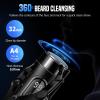 2025 New Mini Carry-On Electric Shaver, Digital Portable Shaver, Waterproof 3D Micro Float Shaver, Mini Shavers for Men Travel Razor (2PCS Mix-5) view 3