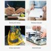 10X Jewelers Loupe Magnifying Glass LED Lights UV Rechargeable Foldable Pocket for Coins Electronics view 3