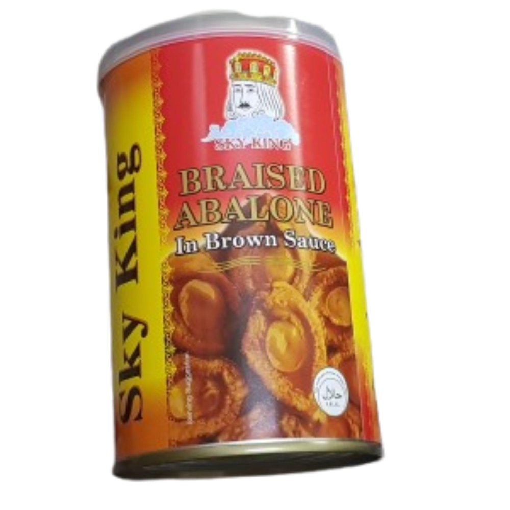 Sky King 10-Head Braised Abalone in Brown Sauce, 425g nett, Halal