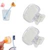 2 Pcs Toothbrush Covers Head Cap, Plastic Toothbrush Head Cover Toothbrush Cover for Traveling, Toothbrush Case Toothbrush Protector Electric Toothbrush Head Cover Toothbrush Cap (Clear) view 1