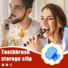 2 Pcs Toothbrush Covers Head Cap, Plastic Toothbrush Head Cover Toothbrush Cover for Traveling, Toothbrush Case Toothbrush Protector Electric Toothbrush Head Cover Toothbrush Cap (Clear) view 3